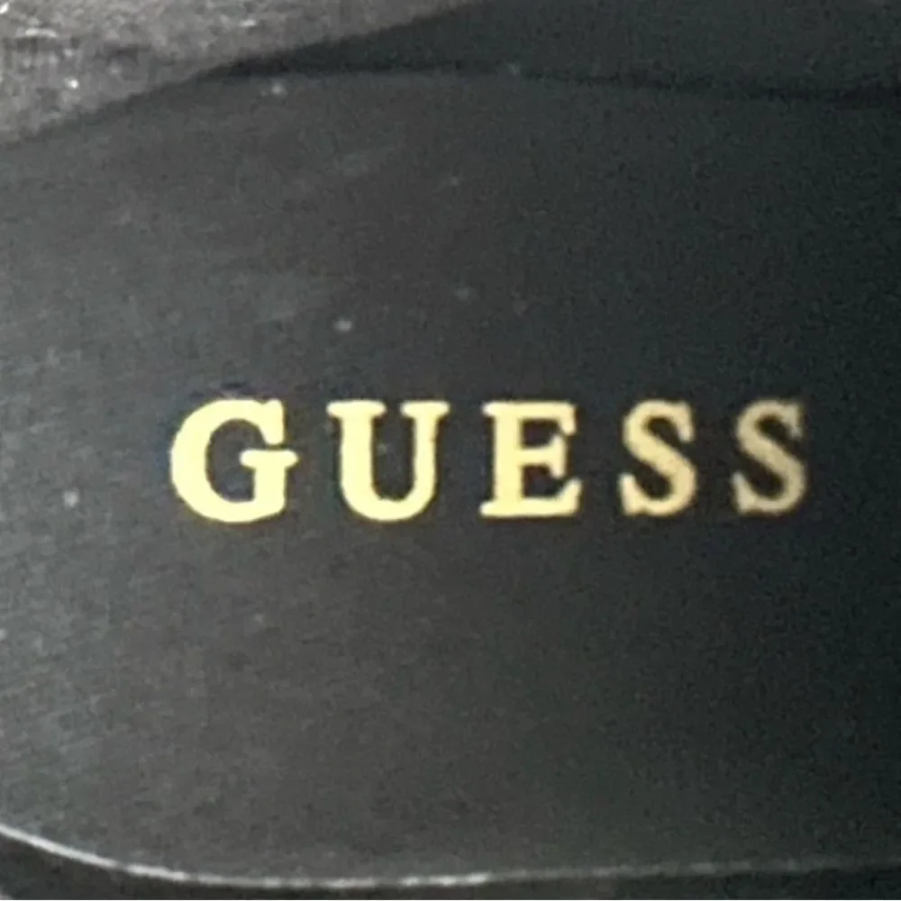 GUESS Blairin 4 Black Hidden Wedge High Top Sneakers Zip NWT 9.5